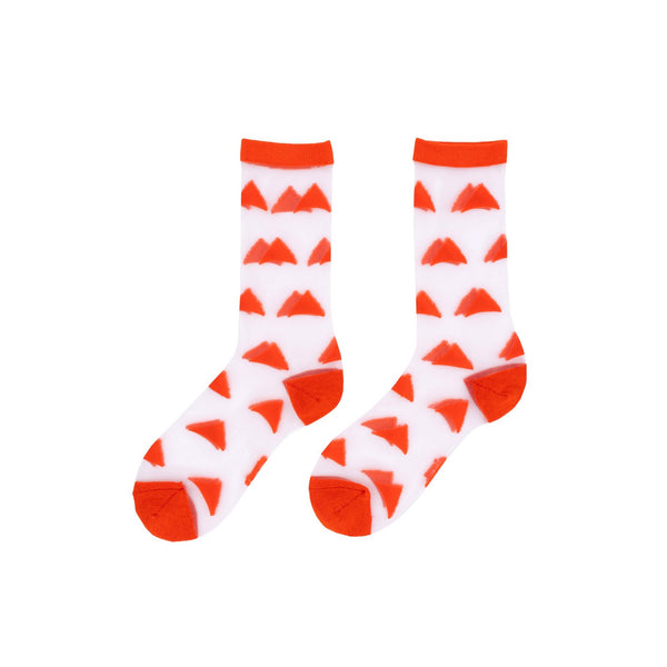 Coucou Suzette Triangle Sheer Socks