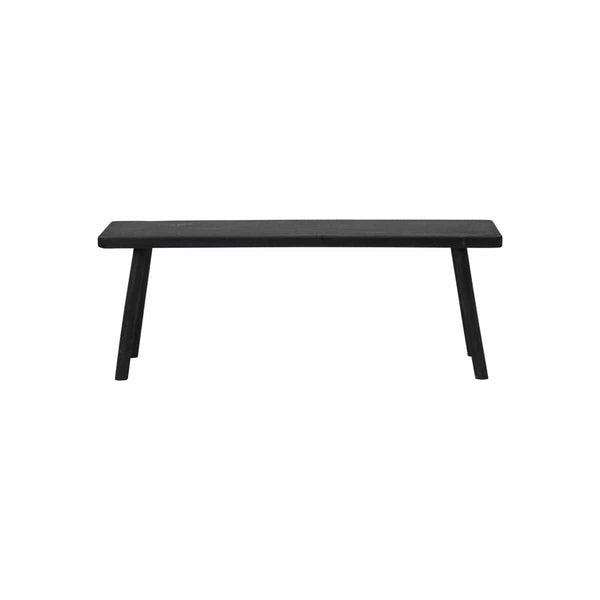 Nadi Long Black Wooden Bench