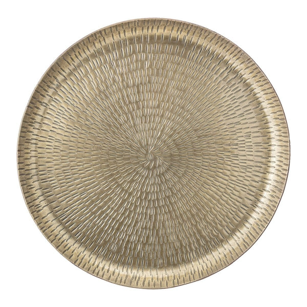 Bloomingville Hand Finished Brass Coloured Decorative Tray