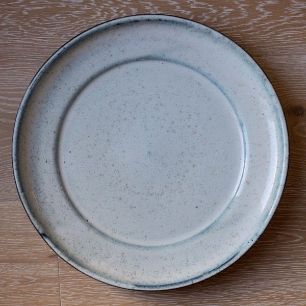 Imma Off-white And Blue Large Serving Plate