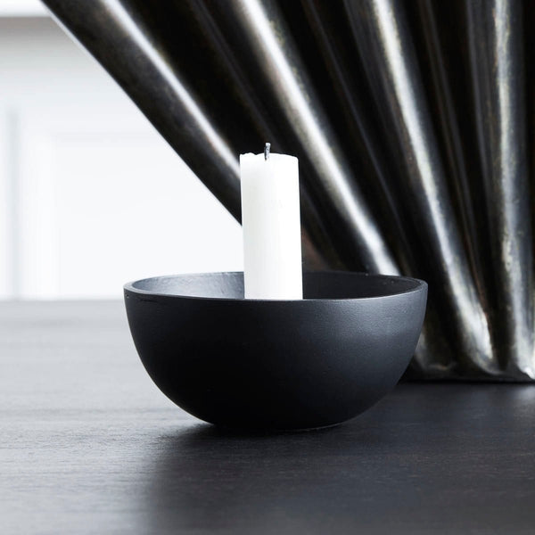 Black Metal Candle Holder