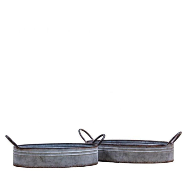 Galvanised Tray Set