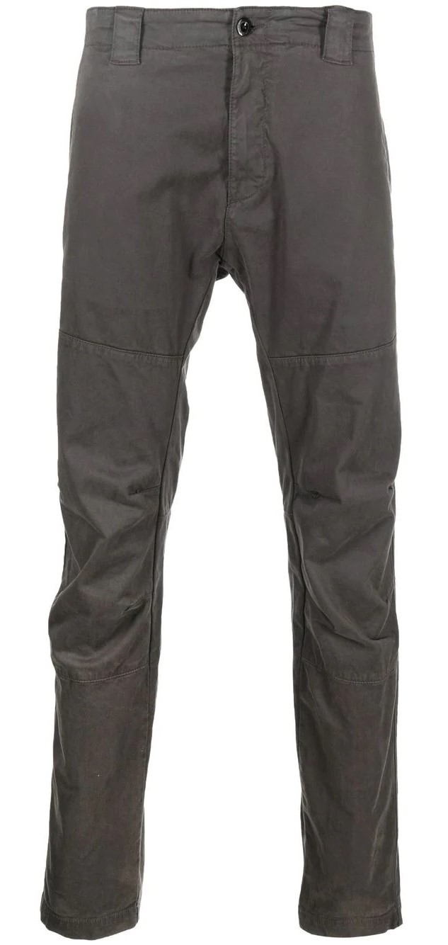 C.p. Company Stretch Sateen Chino Pants Raven Grey