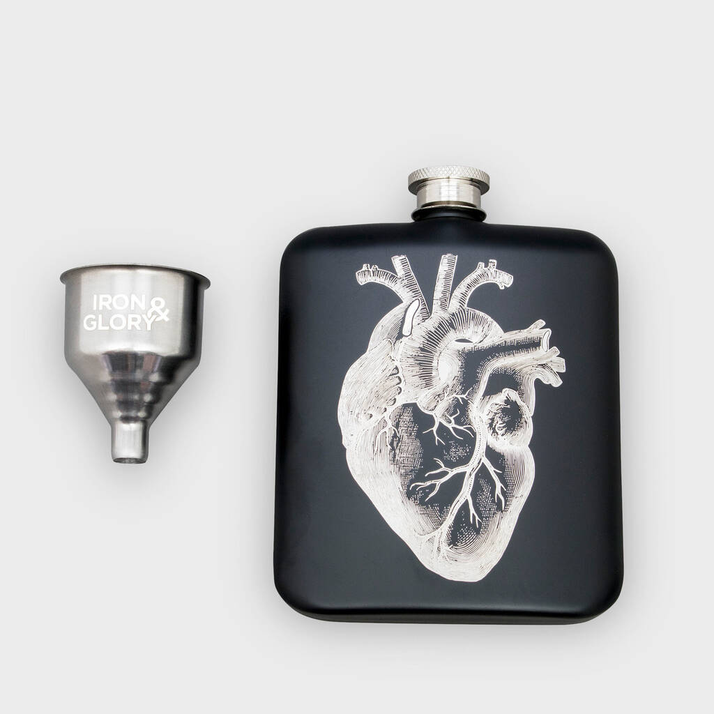 Suck UK For Medicinal Purposes Hip Flask And Funnel