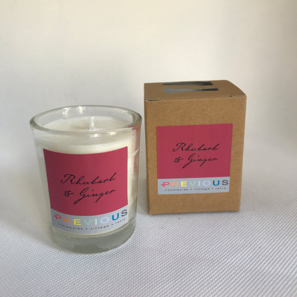 Small Scented Candle: Rhubarb And Ginger 9cl