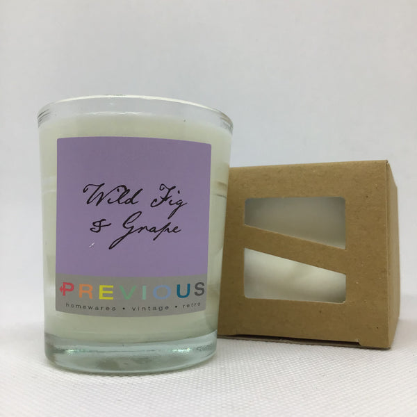 Small Scented Candle: Wild Fig And Grape