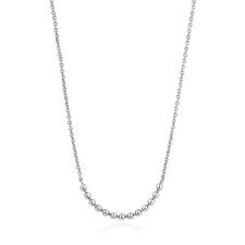Ania Haie Silver Modern Multiple Balls Necklace
