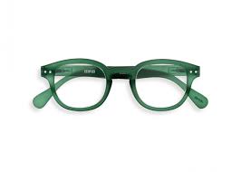 IZIPIZI Shape C Green Crystal Reading Glasses
