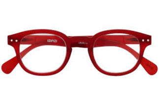 IZIPIZI Shape C Red Reading Glasses