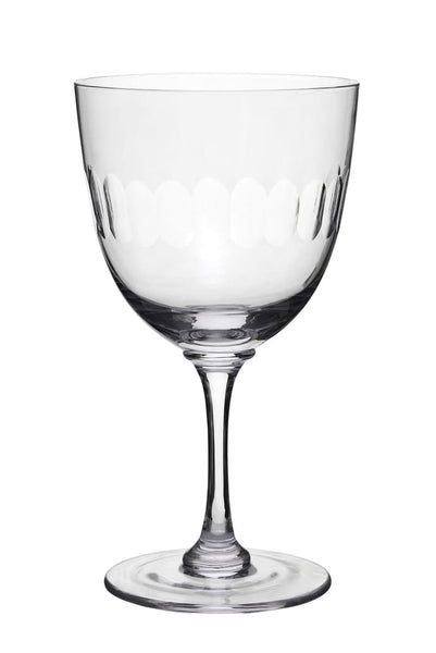 The Vintage List Set Of Six Lens Design Wine Glasses By ''