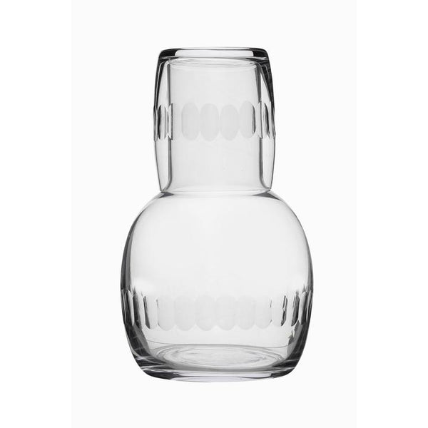 The Vintage List Carafe And Glass In Lens Design By ''