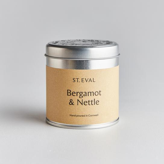 St Eval Candle Company Bergamot & Nettle Scented Tin Candle