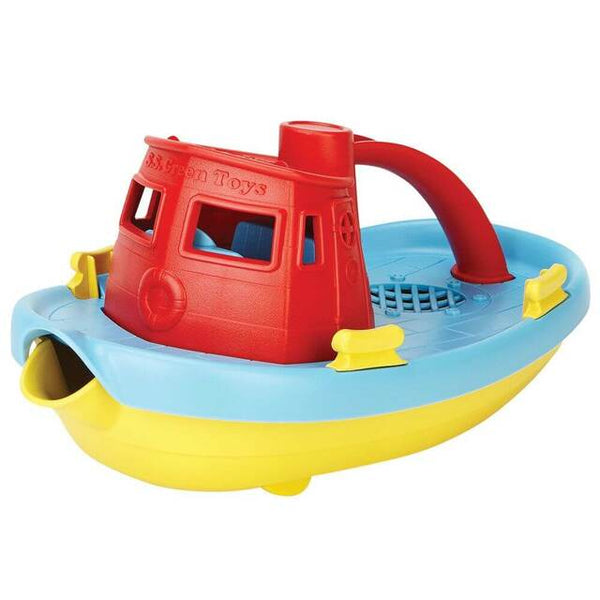 Green Toys  Tugboat - Red Handle