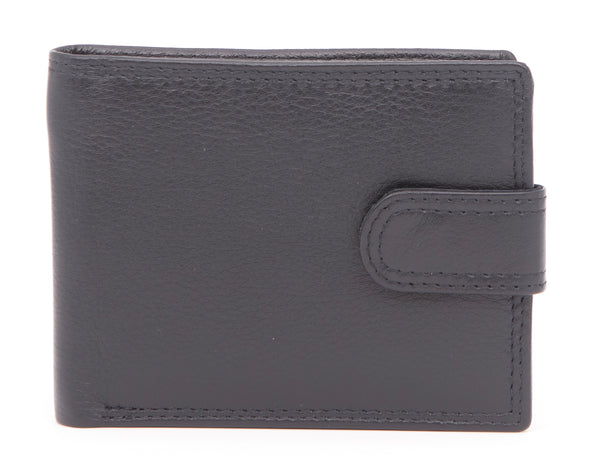 Black Soft Leather Wallet (8 Card Capacity)