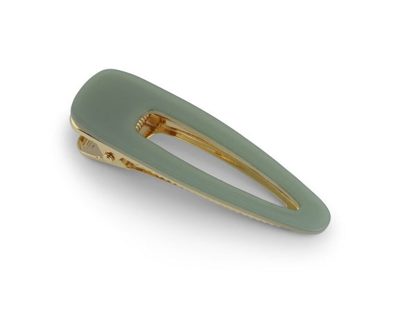 Greta Over-sized Hair-clip - Green