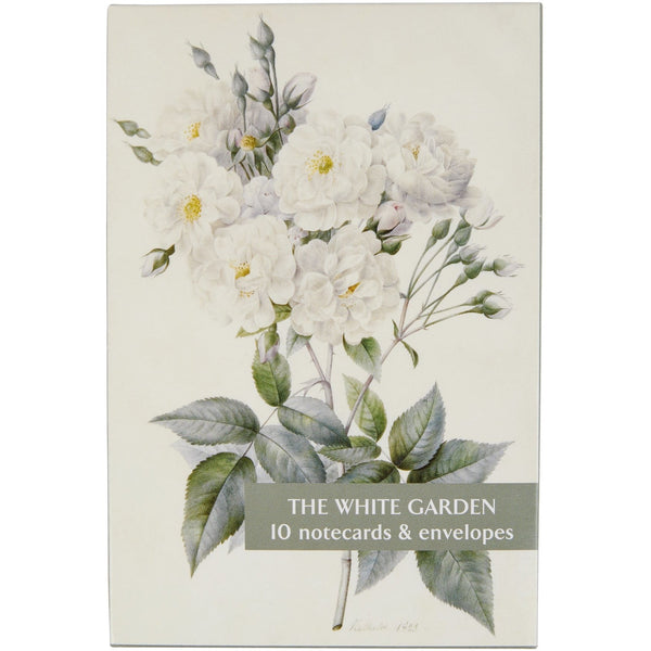 10 Notecards - White Garden