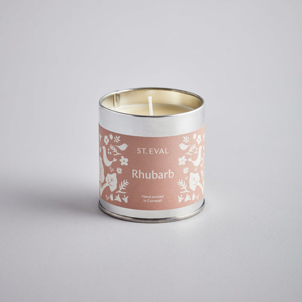 Summer Rhubarb Scented Tin Candle