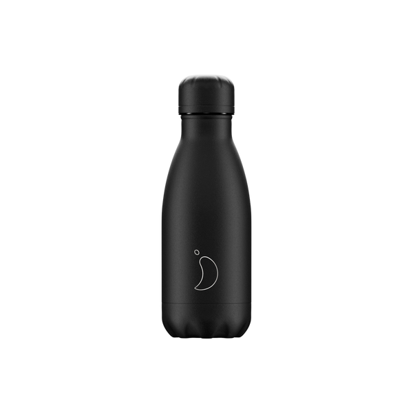 Chilly's 260ml Chilly Bottle All Black