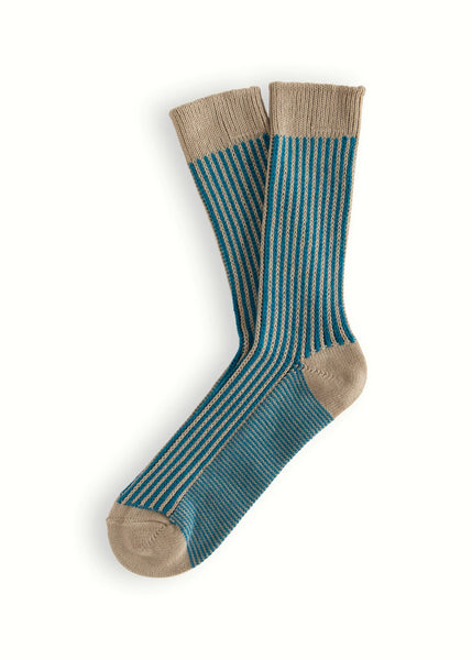 Thunders Love Link Collection Vertical Blue Socks