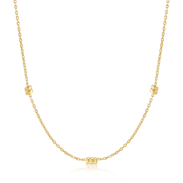Ania Haie Smooth Twist Chain Gold Necklace