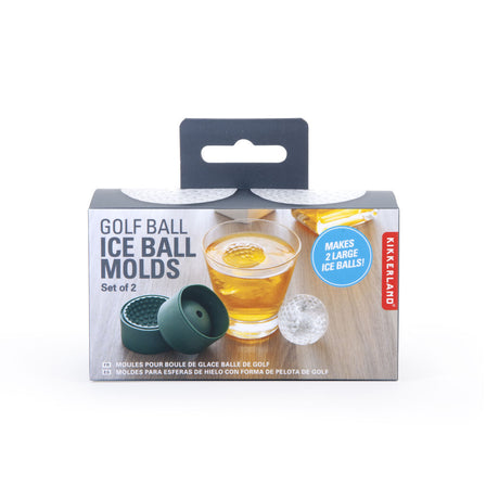 Kikkerland Design Golf Ball Ice Ball Moulds