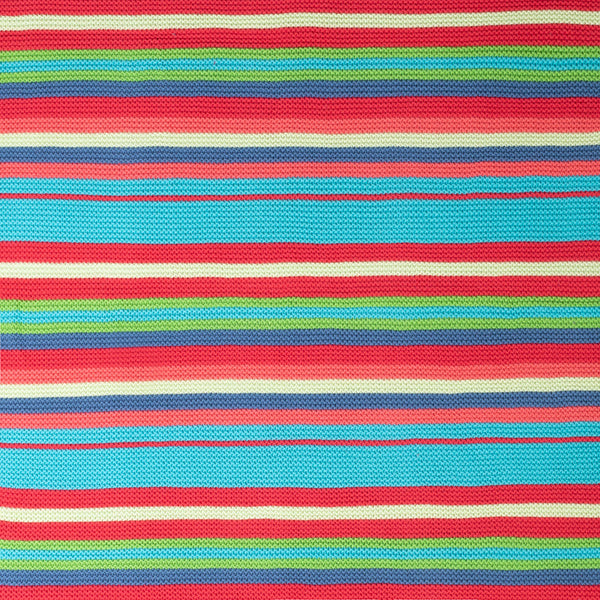 Ziggle Multi Colour Cosatto Knitted Stripe Baby Blanket