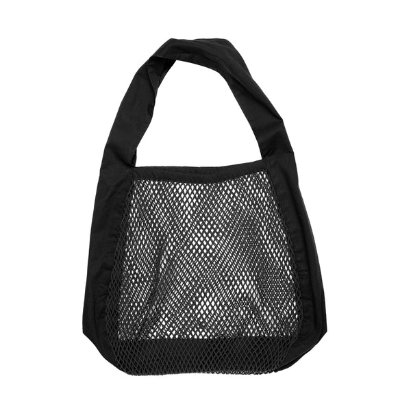 The Organic Company Black Organic Cotton Net Shoulder Bag