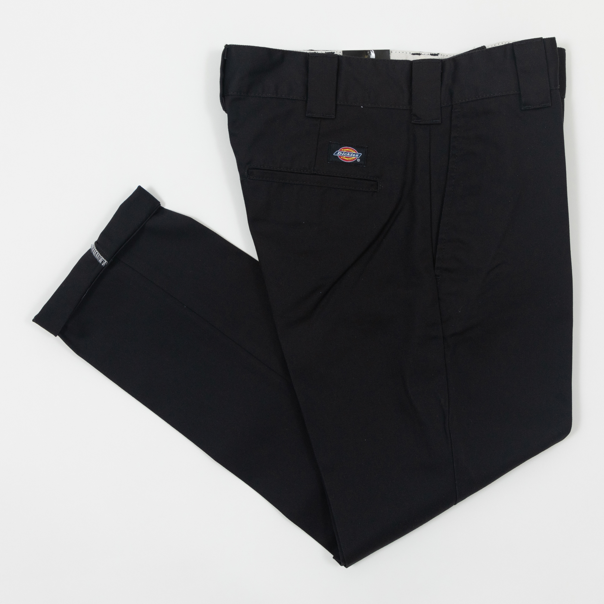 Black 872 Slim Fit Work Chino Trousers