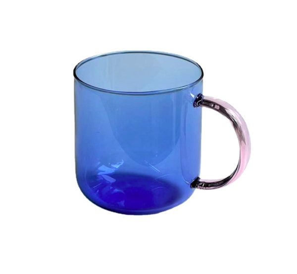 IVORE.GROUP Color Mug In Vetro Borosilicato - Blu