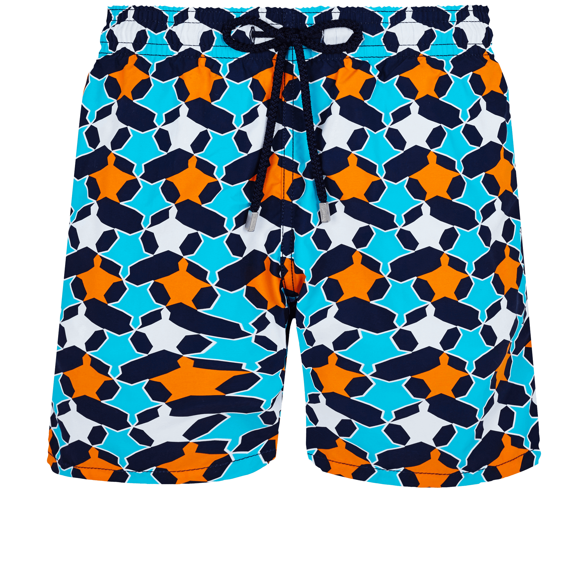 Vilebrequin Moorea Swim Short Turtles Stars Navy Blue