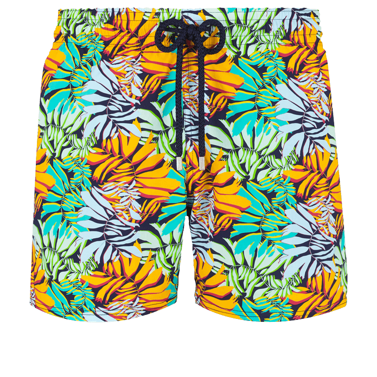 Vilebrequin Moorise Men Swimwear Stretch Jungle Midnight Blue