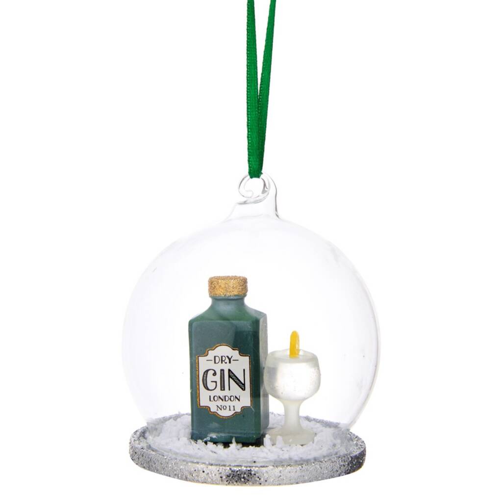Sass & Belle  Gin And Tonic Christmas Bauble