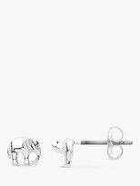 Elephant Stud Earrings - Silver Plated Np