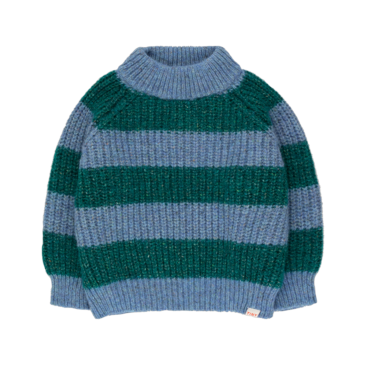 Tinycottons Tiny Cottons Big Stripes Mockneck Sweater