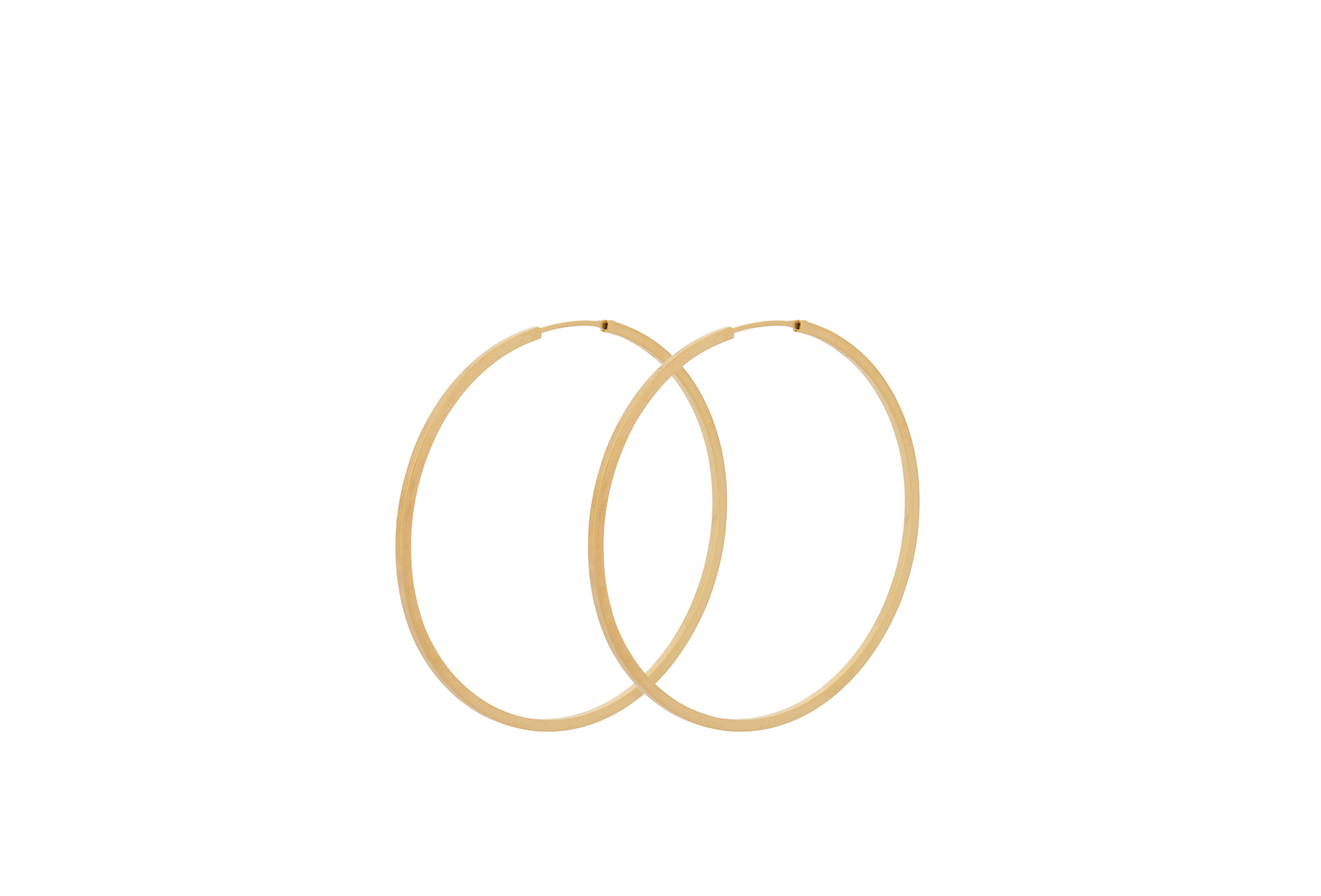 Pernille Corydon 5 cm Gold Orbit Hoops