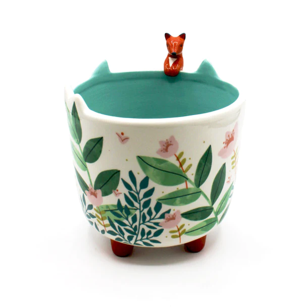 Secret Garden Fox Planter