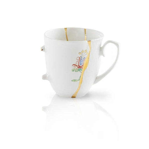 Seletti "tazza Mug In Porcellana Diam. Cm. 8,5 Kintsugi Art. 09652"