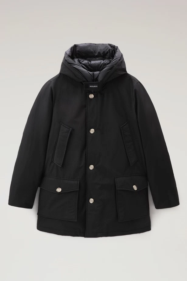Woolrich Woolrich Arctic Parka In Ramar With Protective Hood Black