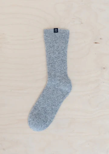 Cashmere & Merino Socks Grey Melange