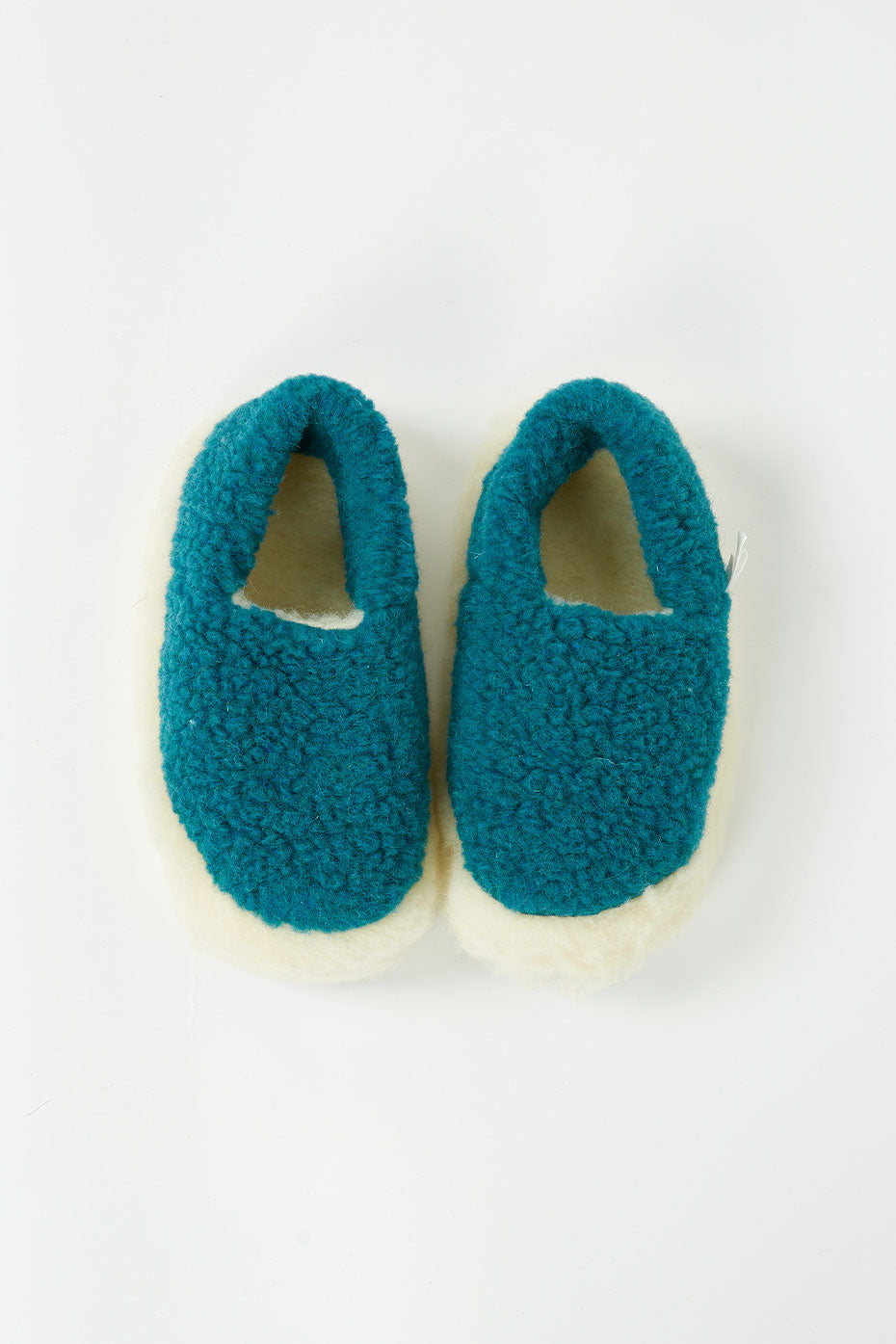 Yoko Wool Siberian Azure Slippers