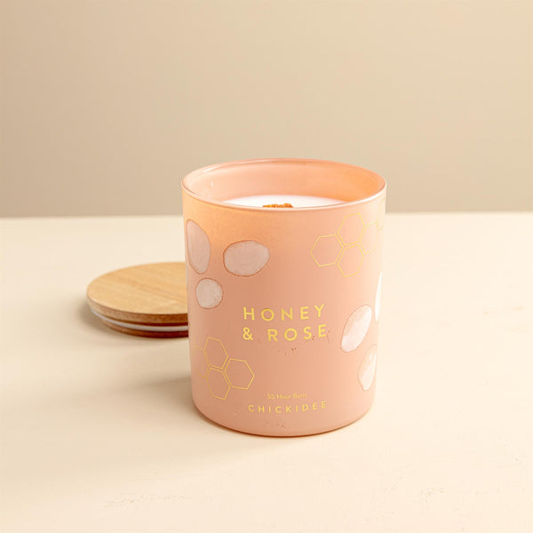 Chickidee Honey & Rose Eco Candle