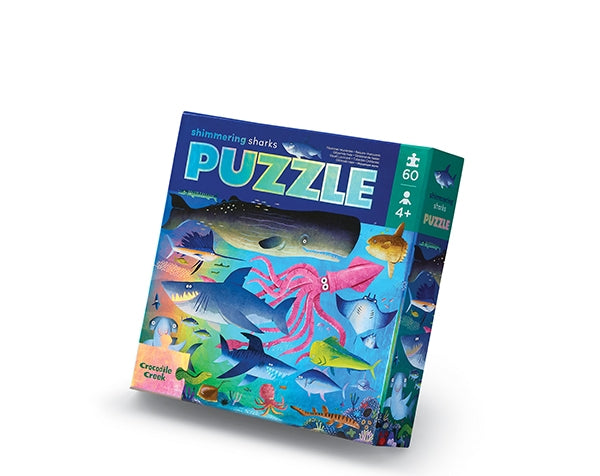 Puzzle Metalizado - Tiburones 60pc