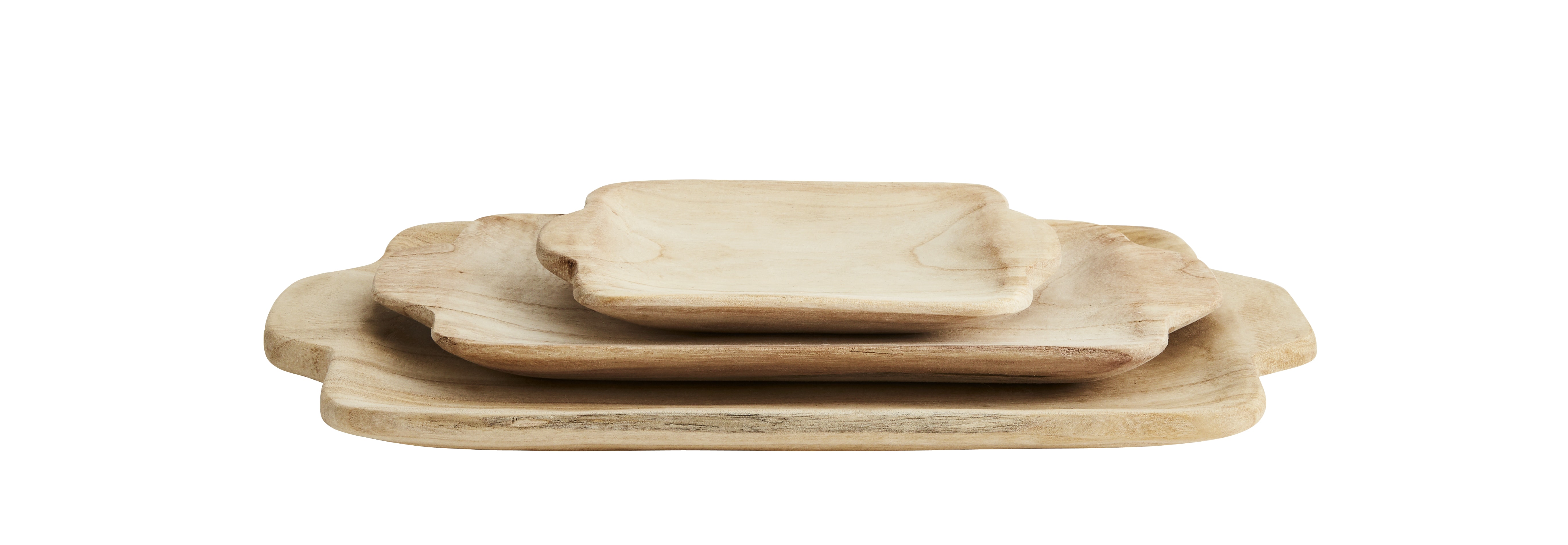 Wooden Tray Set