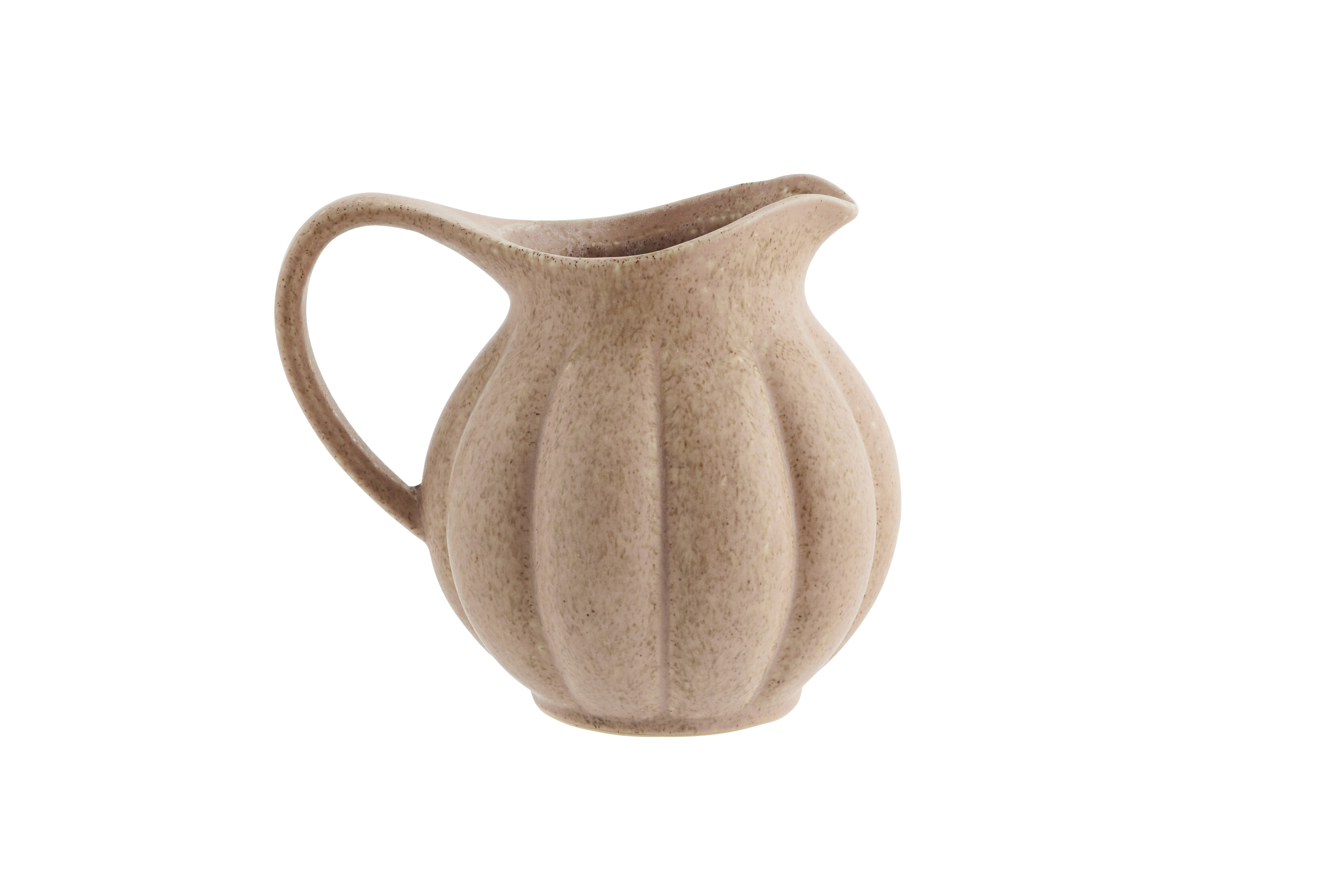 Large Dusty Pink Stoneware Jug