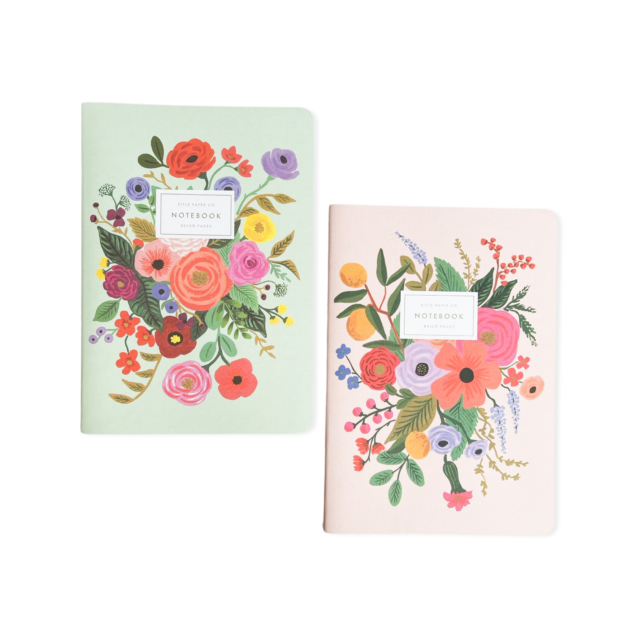 Pink Garden Party Stitched Notebook