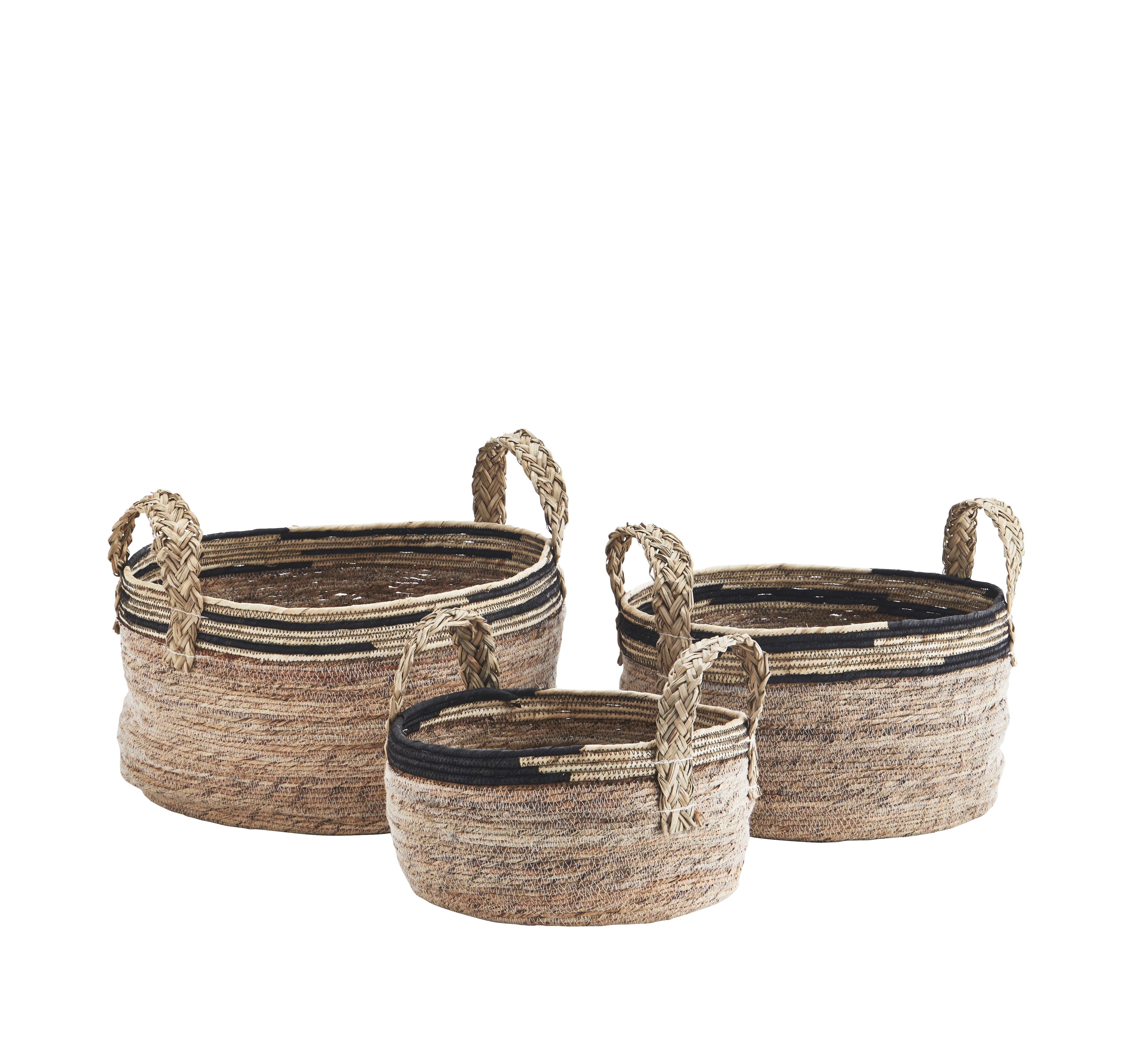 Small Seagrass Basket with Handles