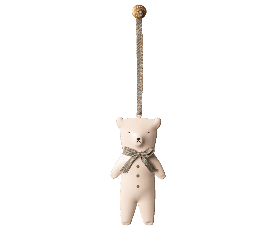 Metal Christmas Tree Decoration - Teddy Bear