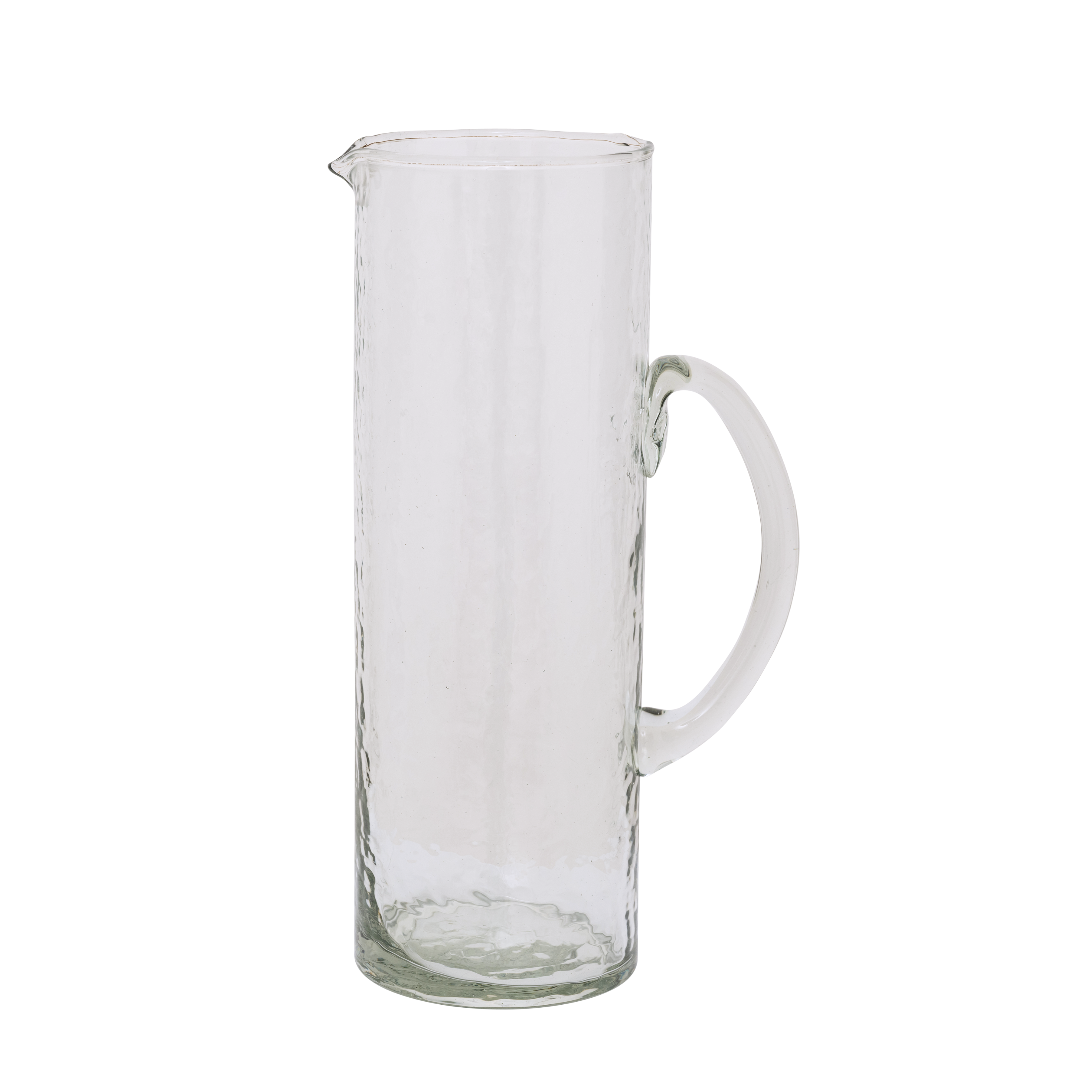 Urban Nature Culture Jug Hammered Glass - Recycled Glass