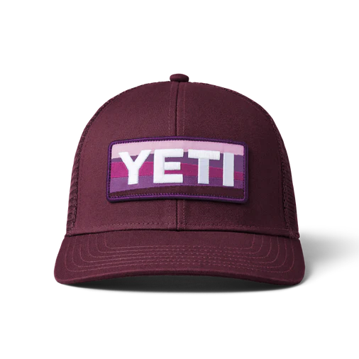 Sunrise Badge Trucker - Plum