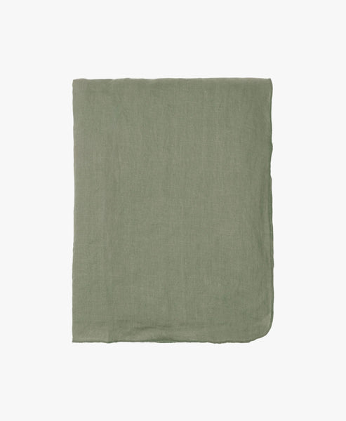 Broste Copenhagen Gracie Linen Tablecloth - Thyme